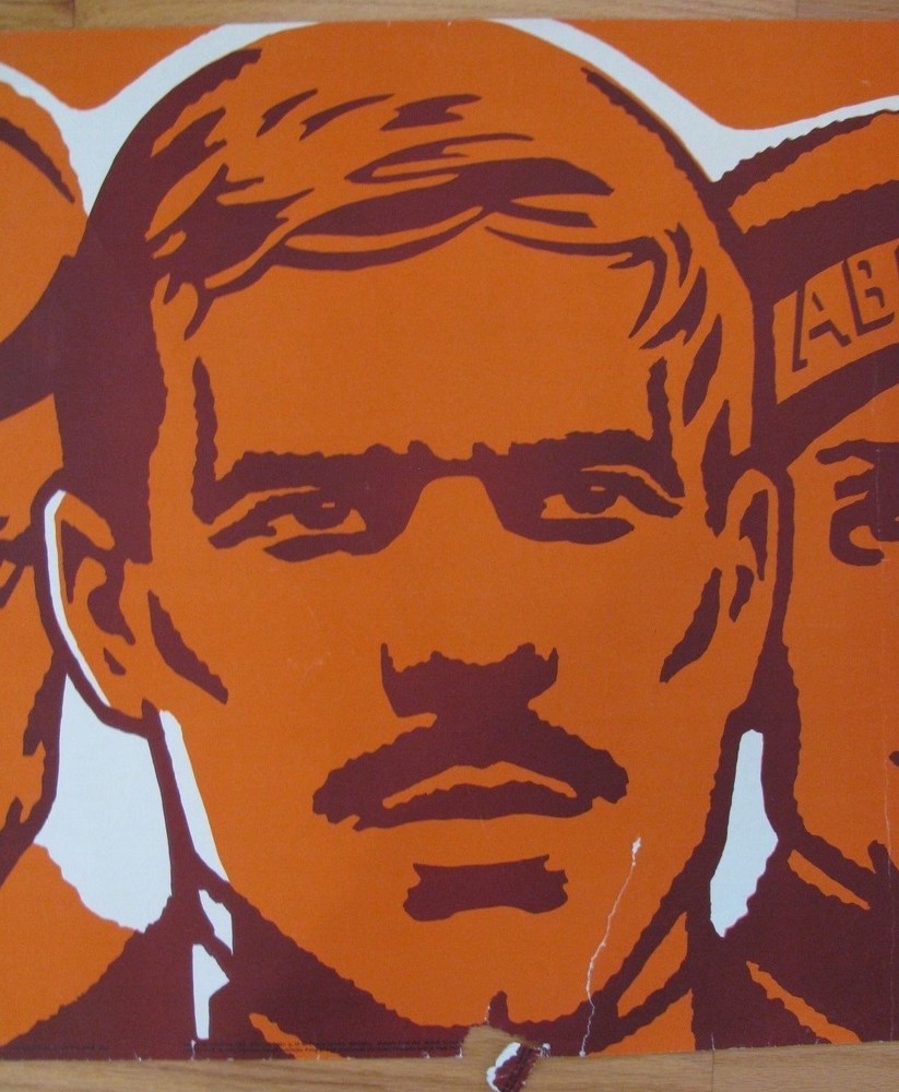 POSTER - Soviet Russian - 1967 VERY RARE 100% ORIGINAL