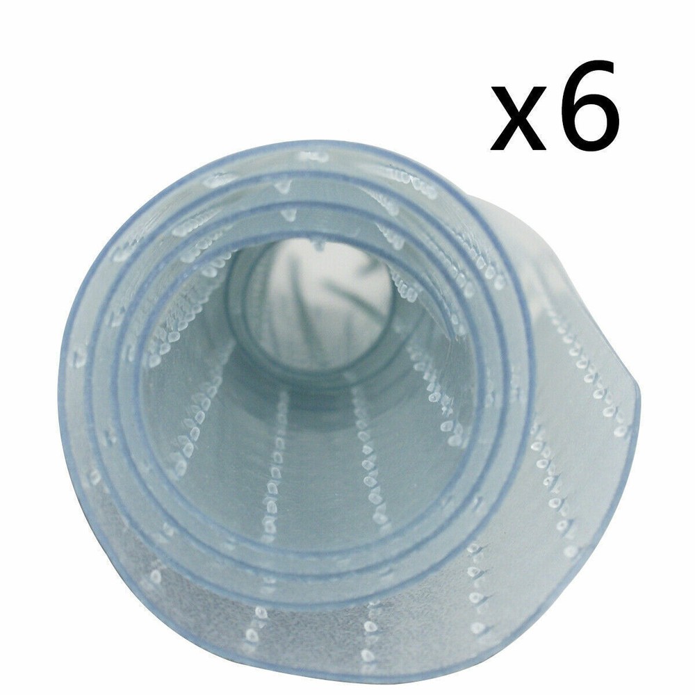 6Pcs 48'' x 36" PVC Chair Floor Mat for Carpets up to 3mm Thick, Rectangular