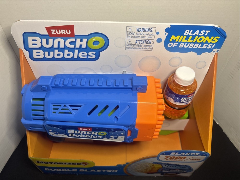 Zuru Bunch O Bubbles Blaster 7000 Bubbles/Min Motorized New In Box 🫧🫧