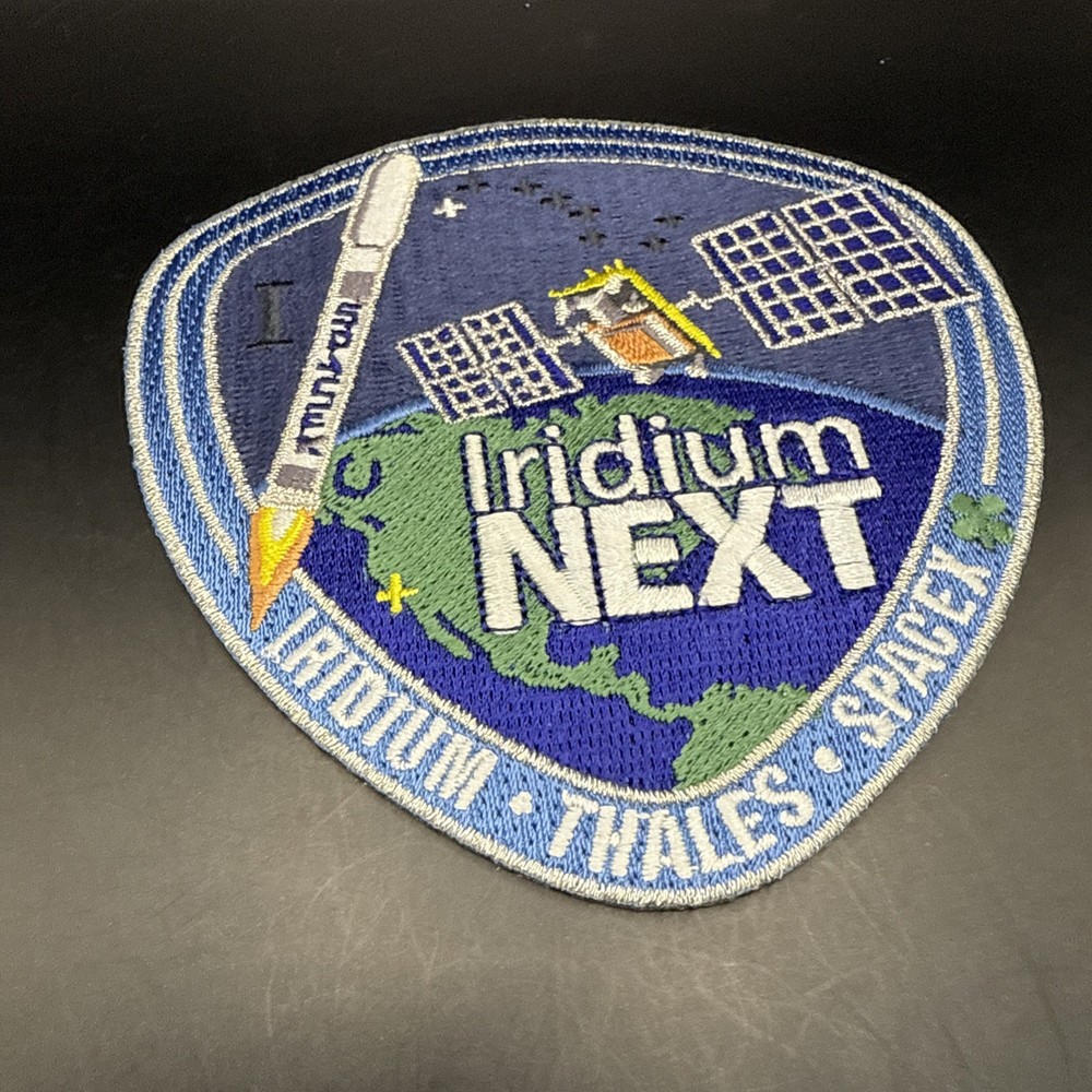 AUTHENTIC Iridium NEXT Launch-1 SPACEX FALCON 9 USAF VAFB COMM SATELLITE PATCH