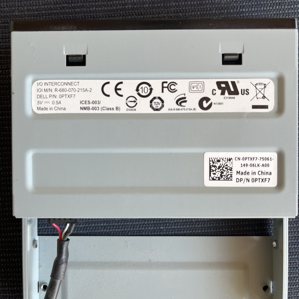Dell OPTXF7 Card Reader IO Interconnect R-680-070-215A