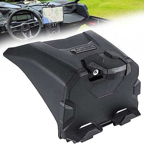 Maverick X3 Tablet Holder with Storage Box, GPS Mount Compatible with Can Am