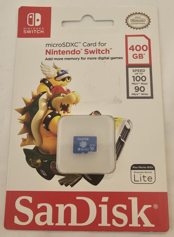 Nintendo Switch SanDisk 400GB MicroSDXC Game Memory Card New Sealed Authentic
