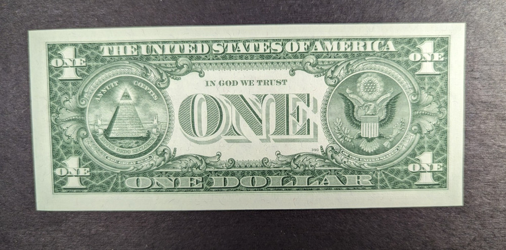 1957 $1 One Dollar Silver Certificate Blue Seal UNC