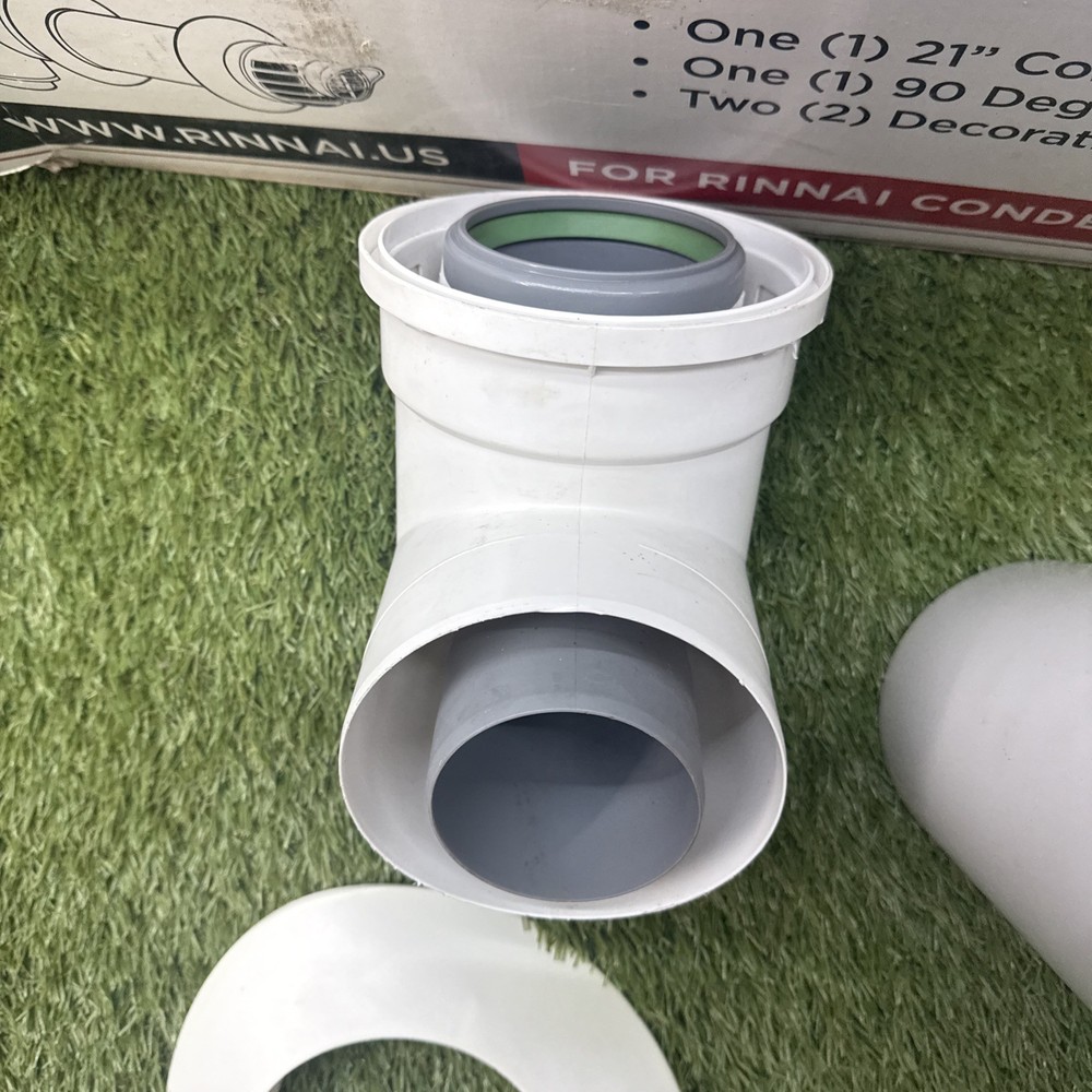 Rinnai 223190PP 21'' Universal Condensing Horizontal Termination Kit Open Box