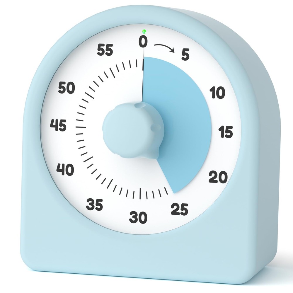 Visual Timer for Kids with Pause Function,Timer for Kids and Adults, Protecti...