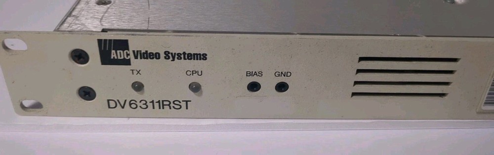 ADC DV6311RST Transmitter Receiver Broadband Communications Encoder