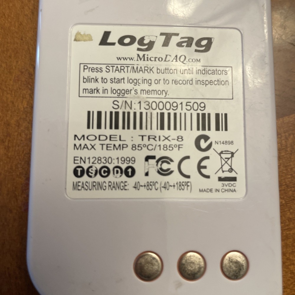 LogTag TRIX-8 Temperature Data Recorder