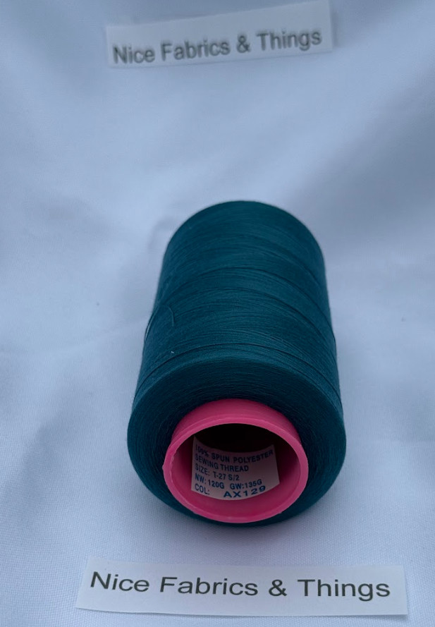 50 Spools -Prussian Blue AX129 Multi Purpose Sewing Thread