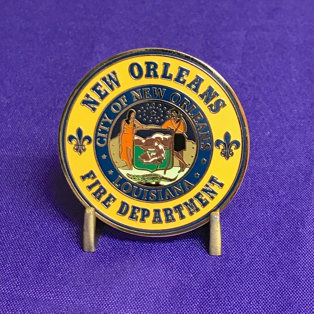 New Orleans Fire Dept Challenge Coin 2'