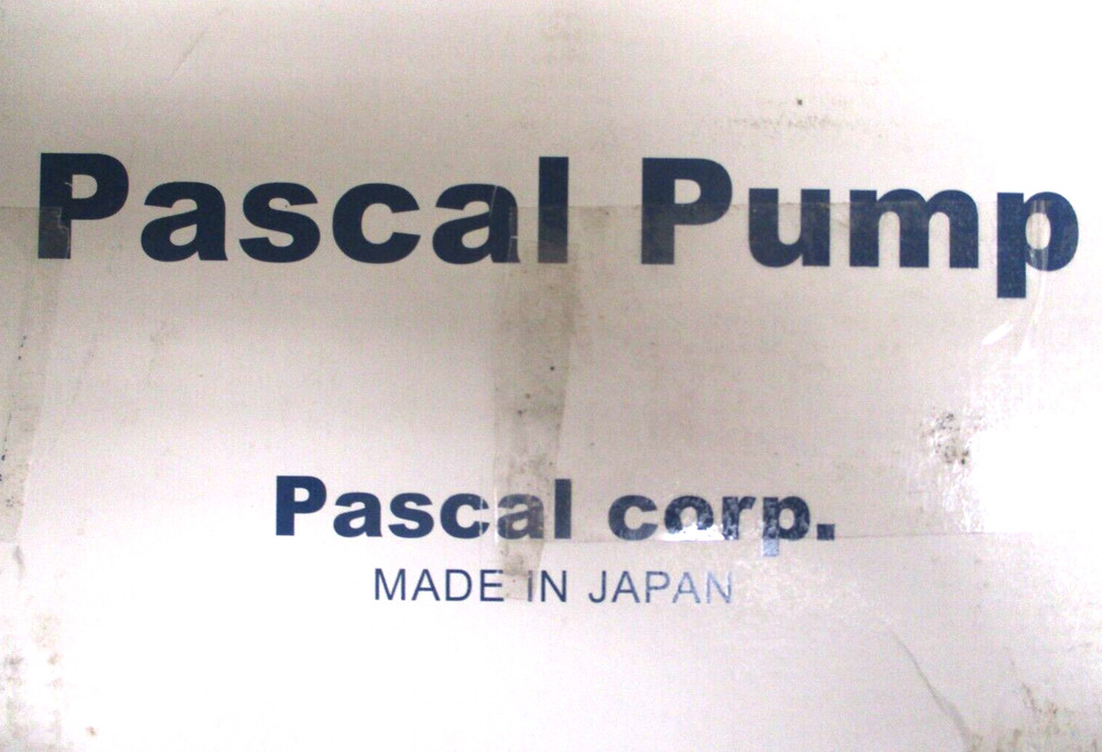 PASCAL PUMP , X6320N-B , COMPACT HYDRAULIC SLIDER PUMP , SURPLUS