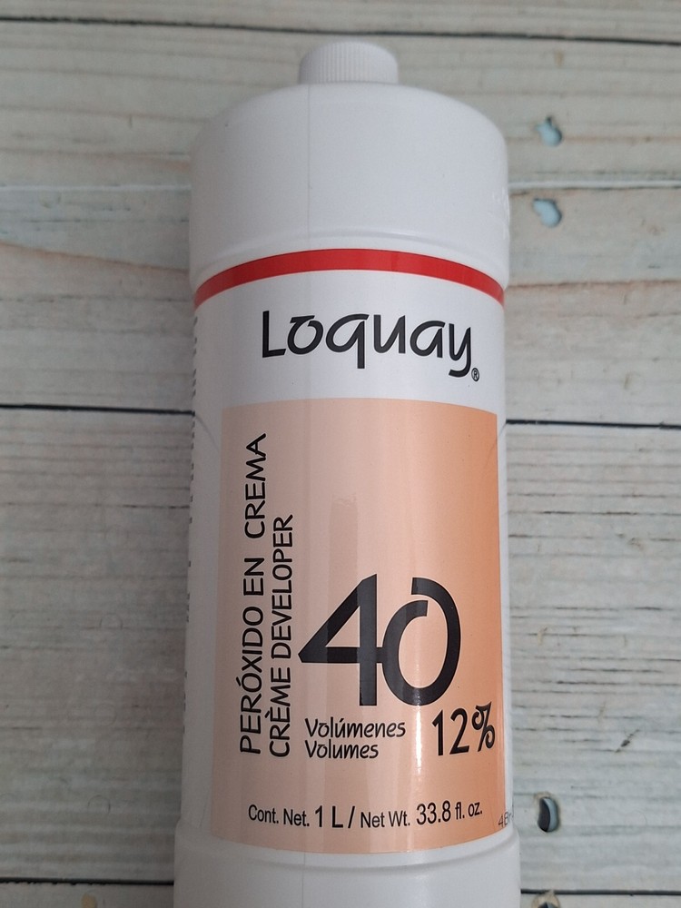 Loquay Peroxido Crema 33.8oz - 40 Volumenes 12% creme developer