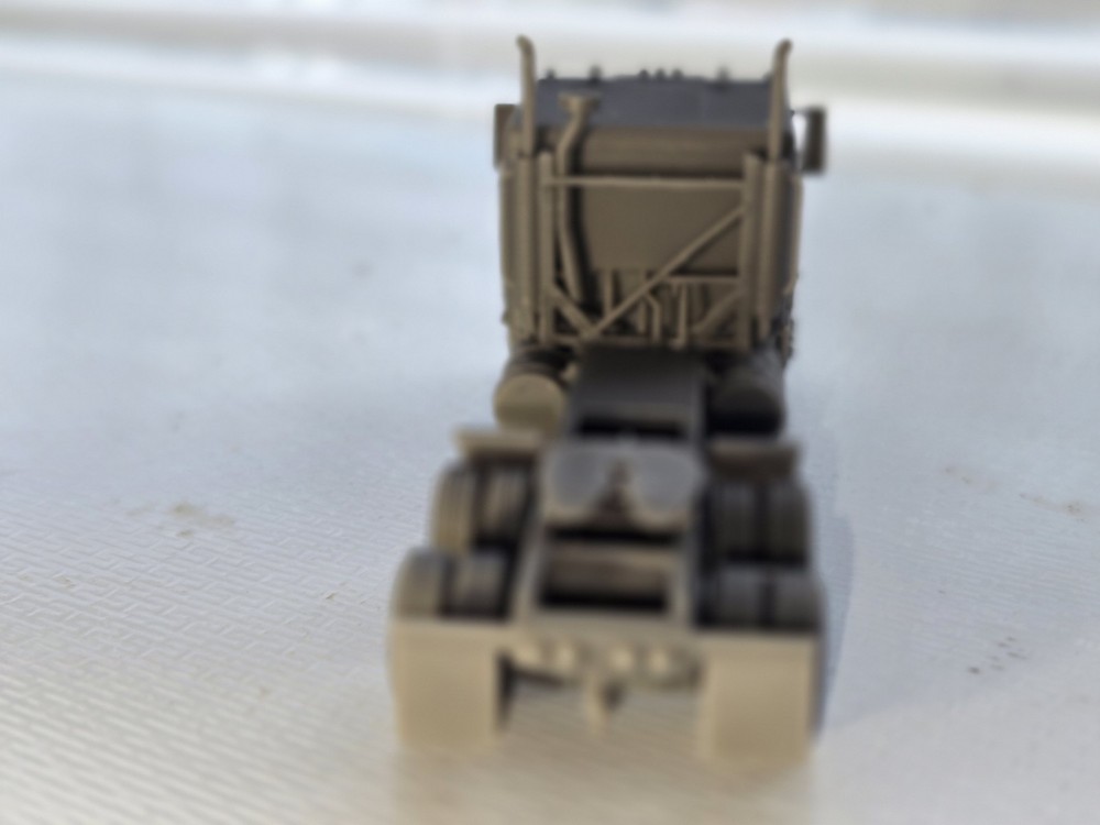 N Scale Kenworth K100 Flat Top Sleeper Undecorated Kit 3d Printed