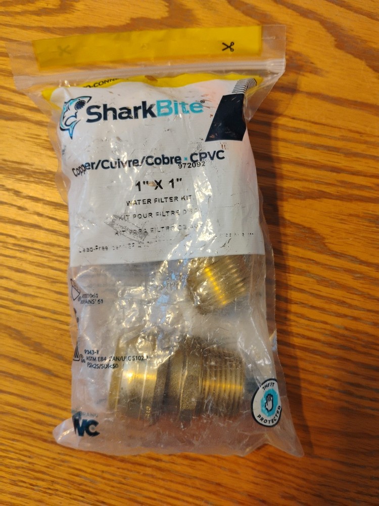 SharkBite 1-in Water Filter Kit