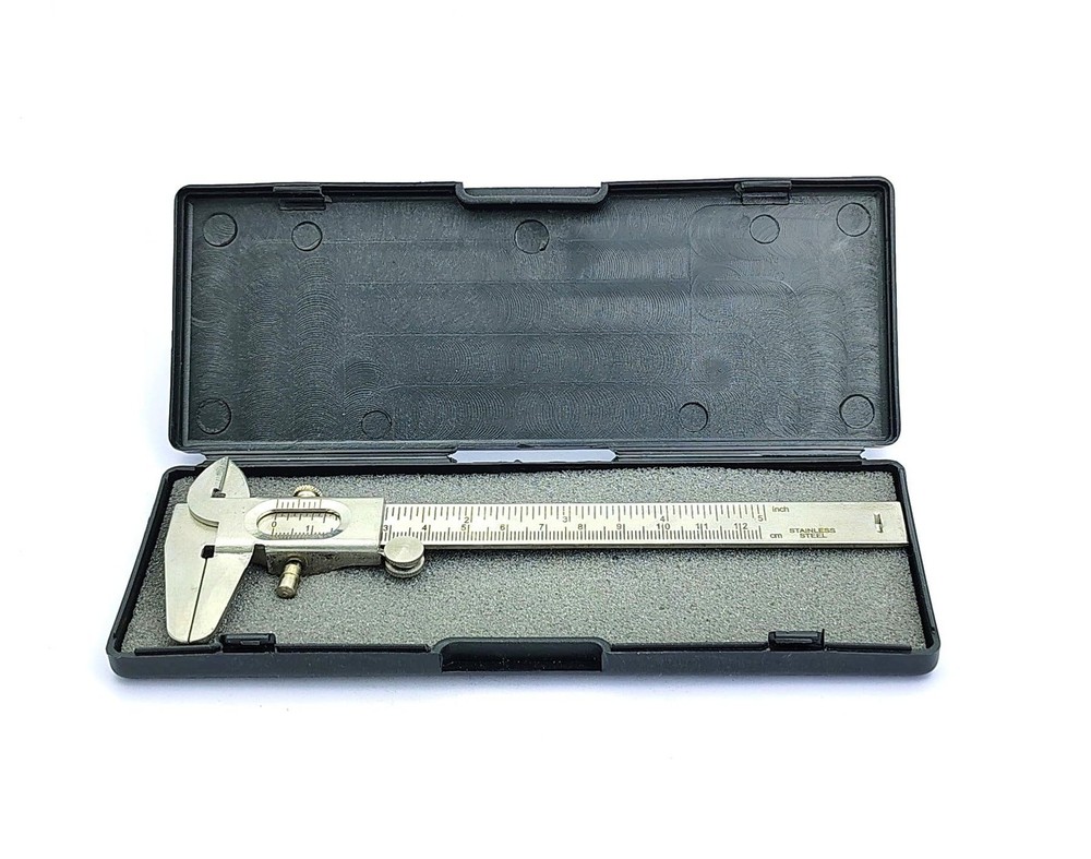 Non Digital Vernier Caliper Metric -Imperial Measuring System Tools for Insid...