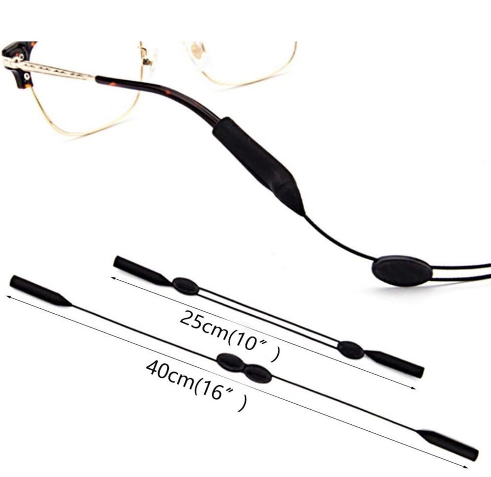 Adjustable Glasses Straps - 4 Pack Universal Strap Chain, Eyeglass Retainer