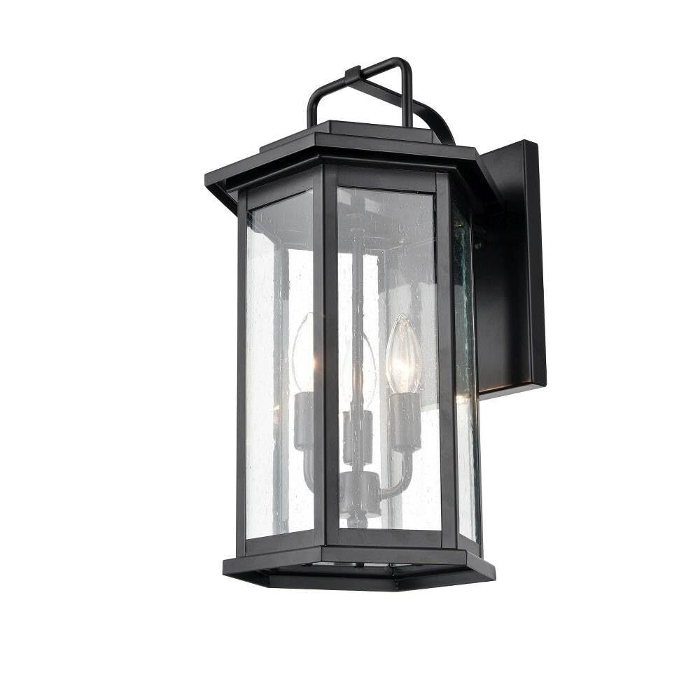 Millennium 2685-PBK Transitional Three Light Outdoor Wall Bracket from Ellis
