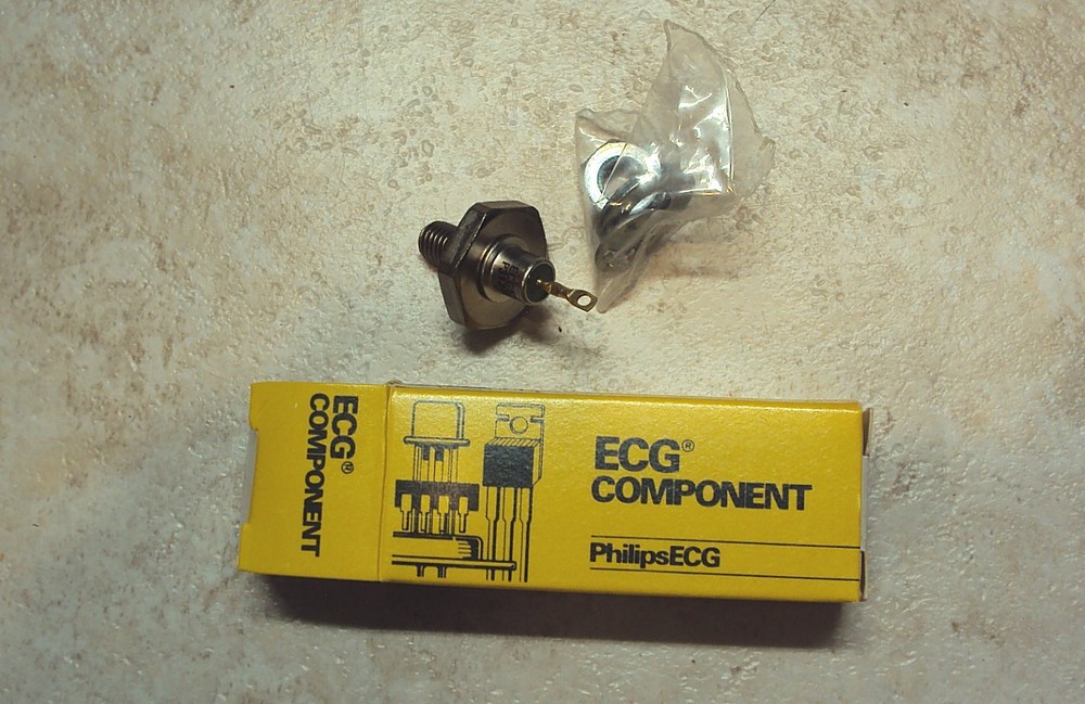 ECG5278A - 50 Watt - 56 Volt Zener Diode with Nut kit, NOS