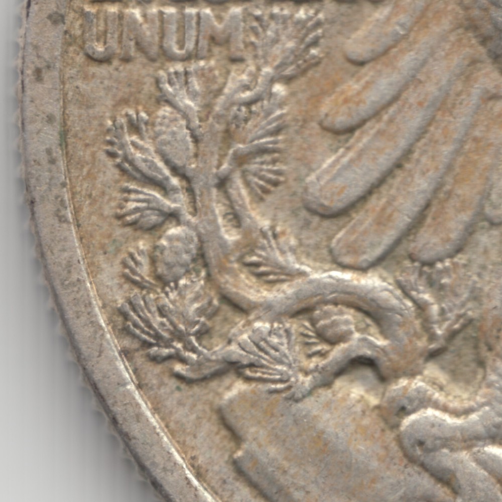 1938 Walking Liberty Half Dollar, AU-AU+