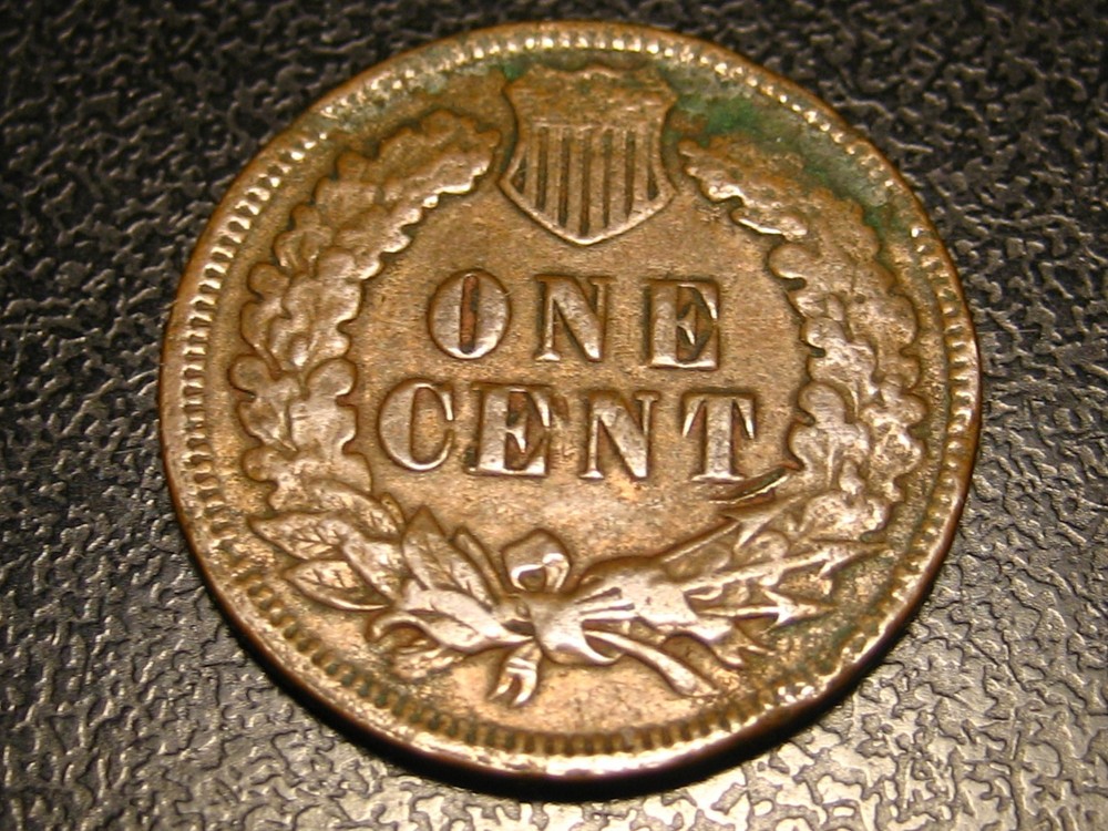 1894/94 Indian Head Cent Damaged