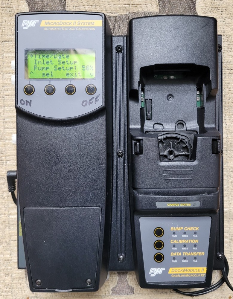 BW MicroDock II System & DockModule II GasAlertMicroClip XT Test & Calibration