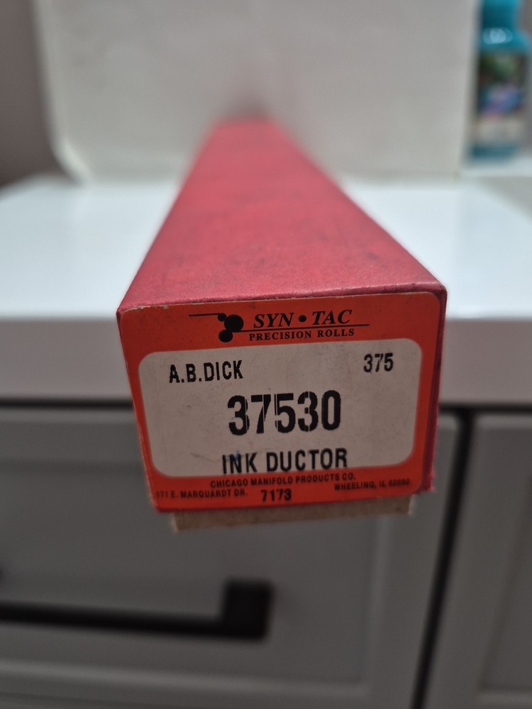 Ink Ductor Roller for AB Dick 37530 Syn-Tac New Roller