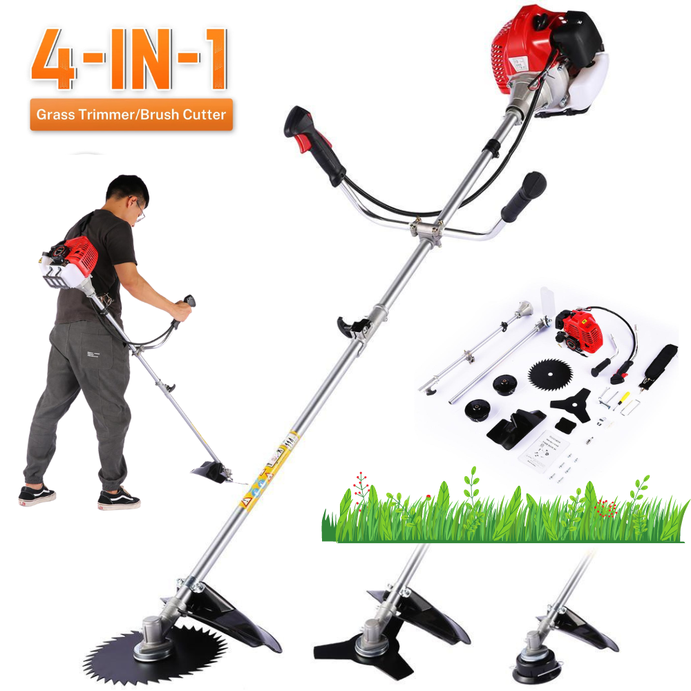42.7CC/ 58CC Weed Wacker Gas Powered Weed Eater 2Cycle Gas String Trimmer Garden