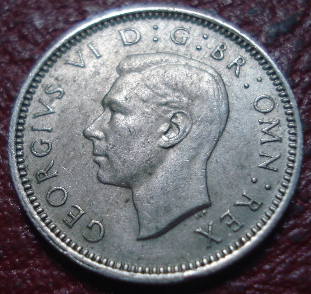 1951 BRITISH SIX PENCE IN VF-EF CONDITION