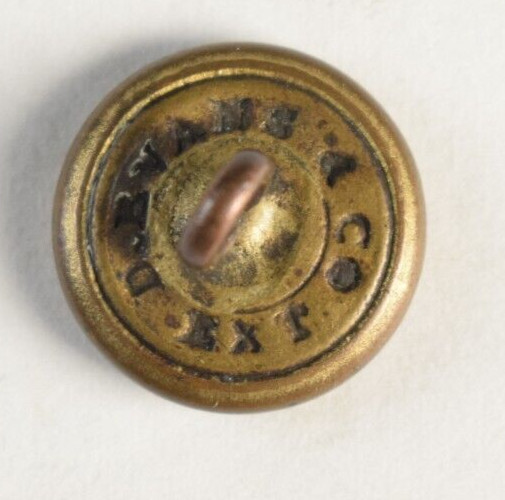 1860s D. Evans Extra Fancy Maple Leaf Brass Button R172