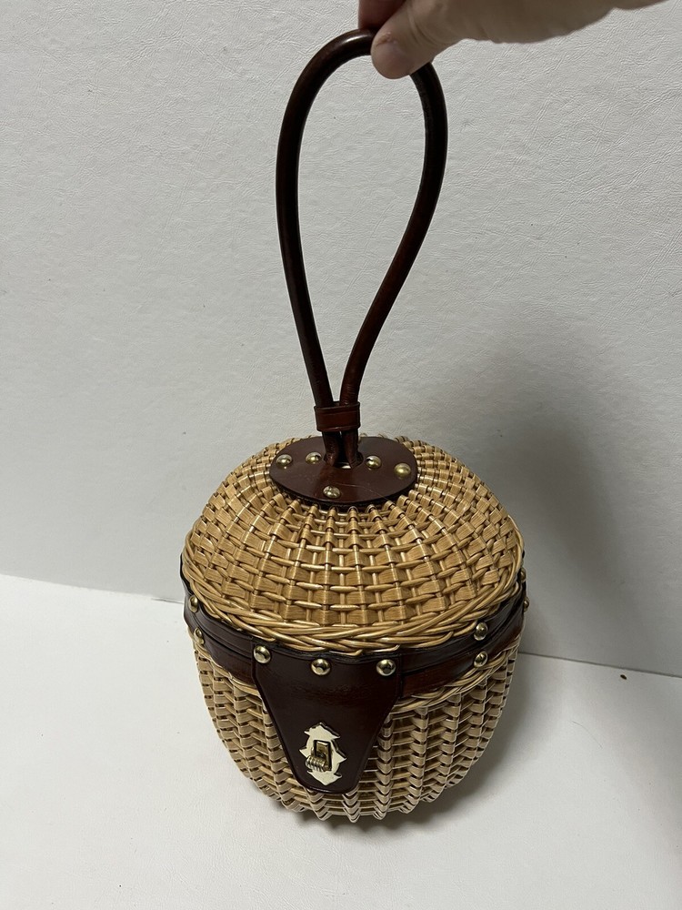 Vintage Walbirg woven basket