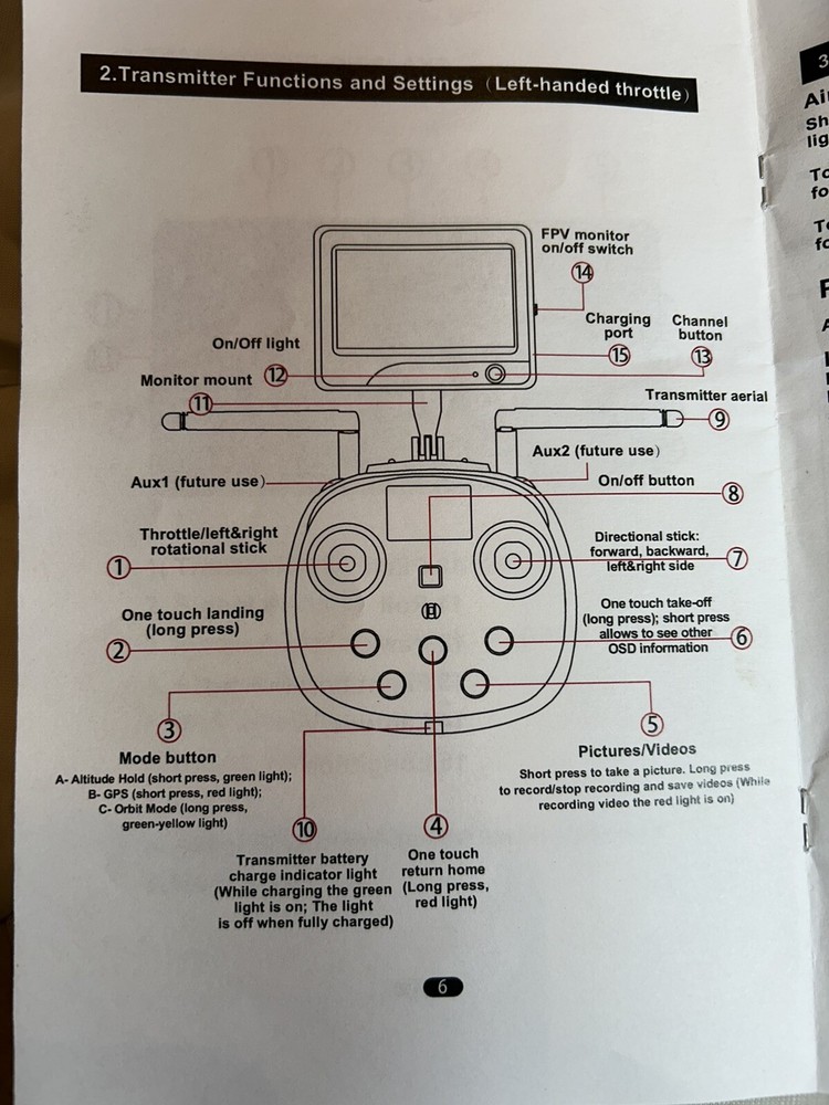 Drone Remote Control from Aerix Davinci