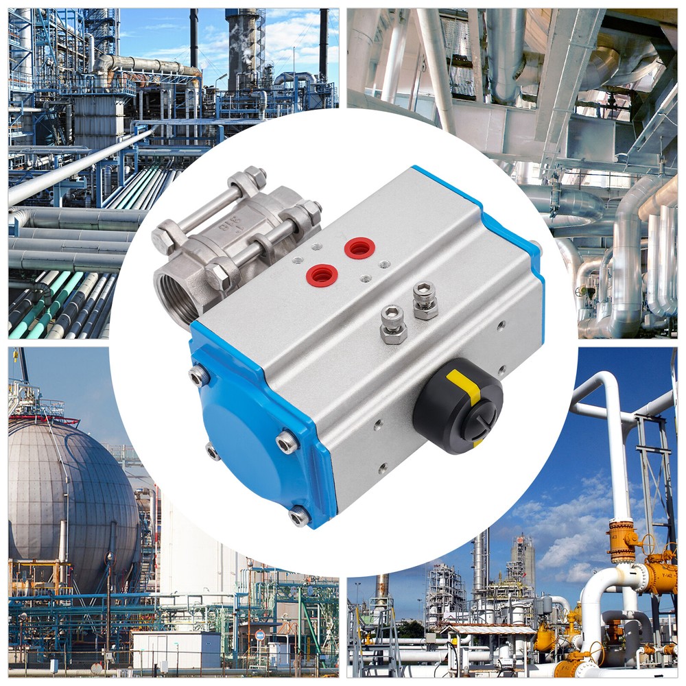 1" Pneumatic Ball Valve Actuator Stainless Steel Three-Piece Automatic Control