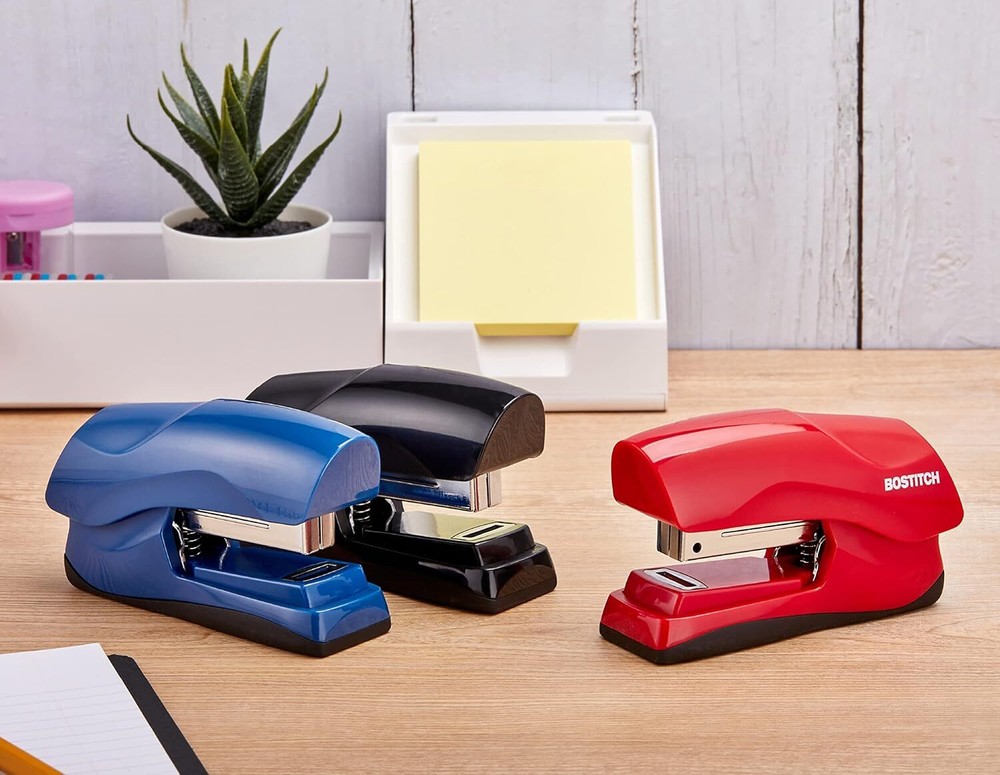 Bostitch Office Heavy Duty 40 Sheet Stapler with Red, Compact, Value Pack