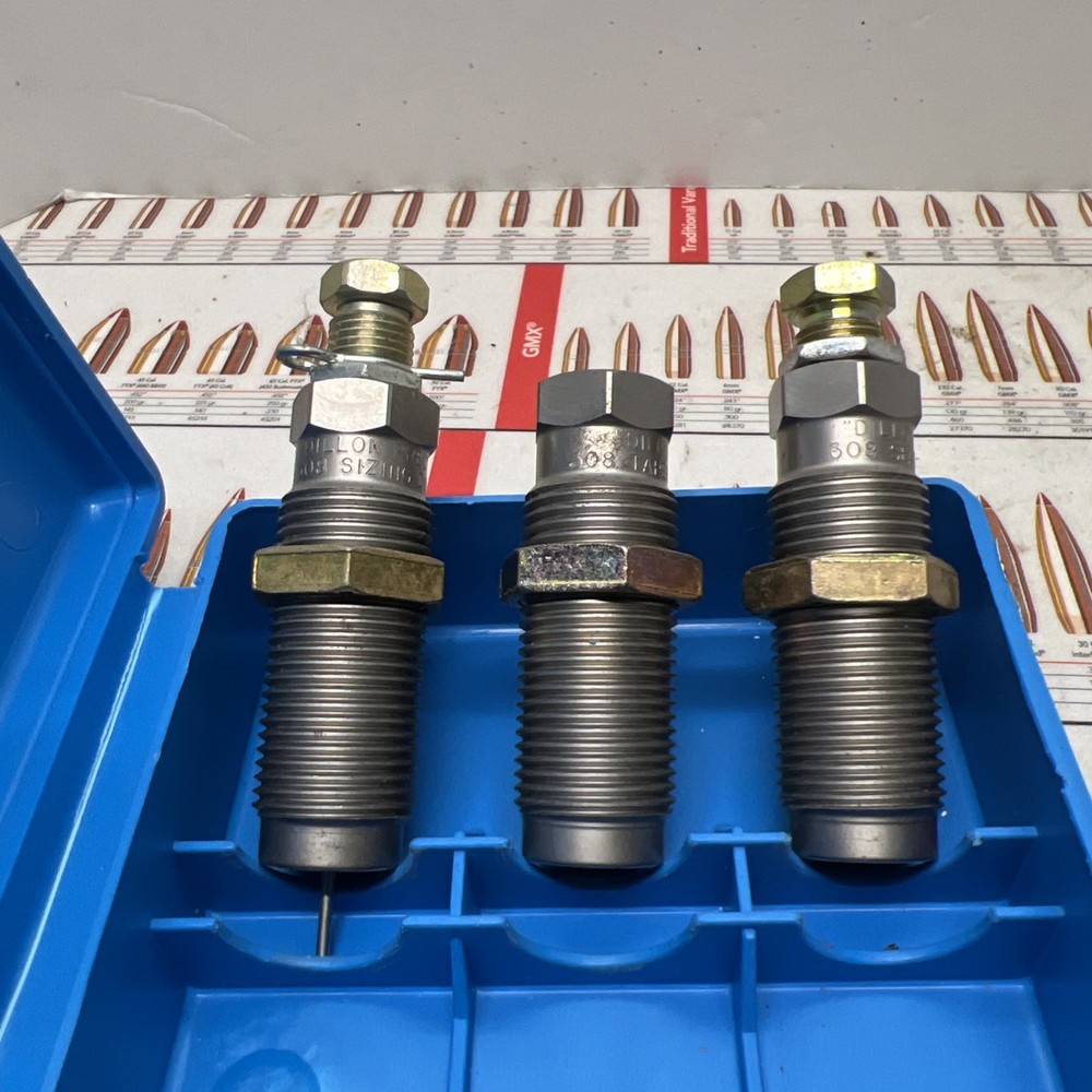 RELOADING TOOLS * THREE DIES SET * DILLON * STEEL * 308 WIN * 15574