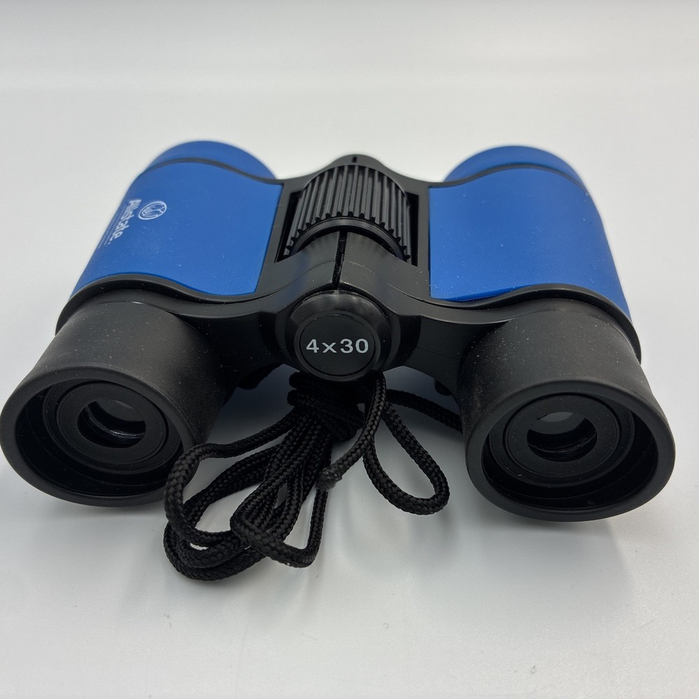 New! 4x30 Allstate Insurance Branded Binoculars Quick Focus Blue with Case