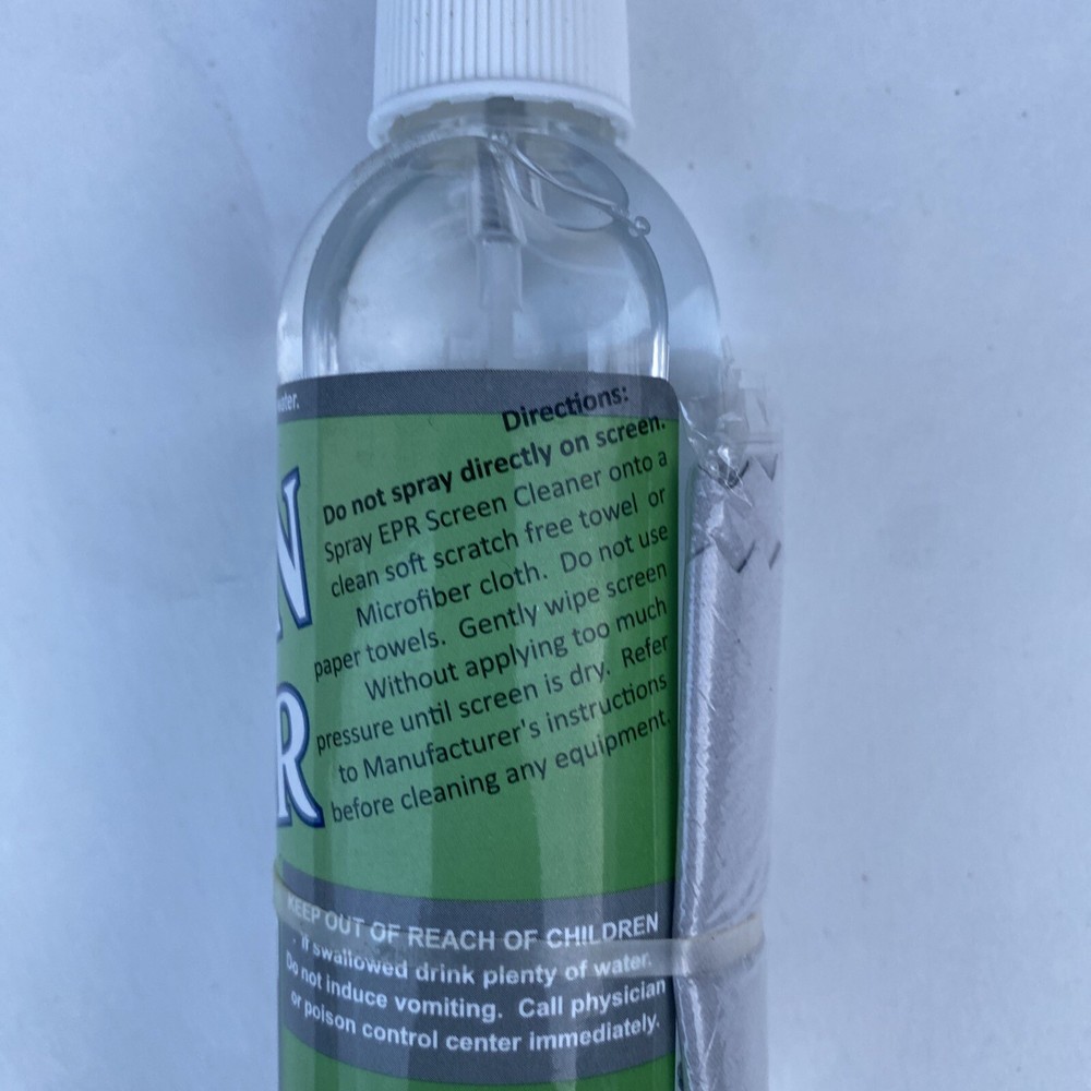 epr Industries- Professionals Screen Cleaner w Microfiber Cloth 8oz