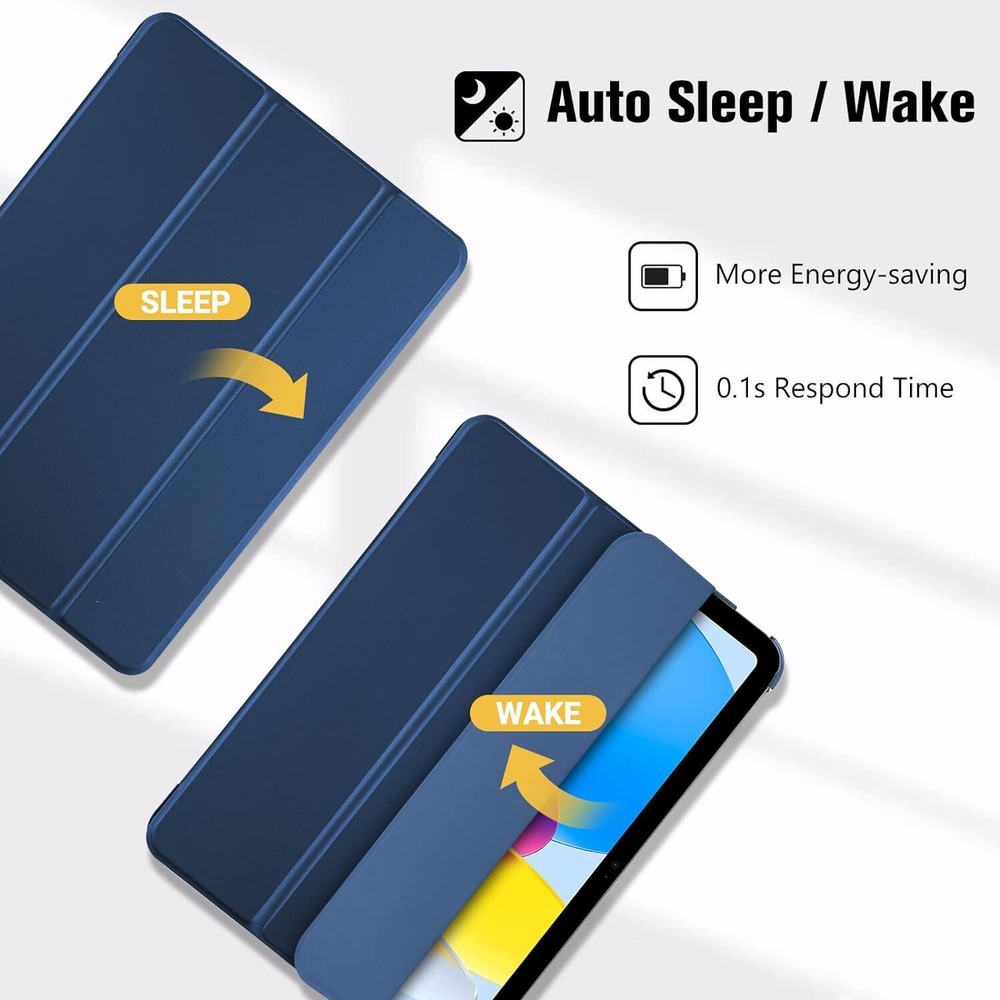 Case for iPad 10.9 2022 (10th Generation) Solid Back Panel for iPad 10th Generat