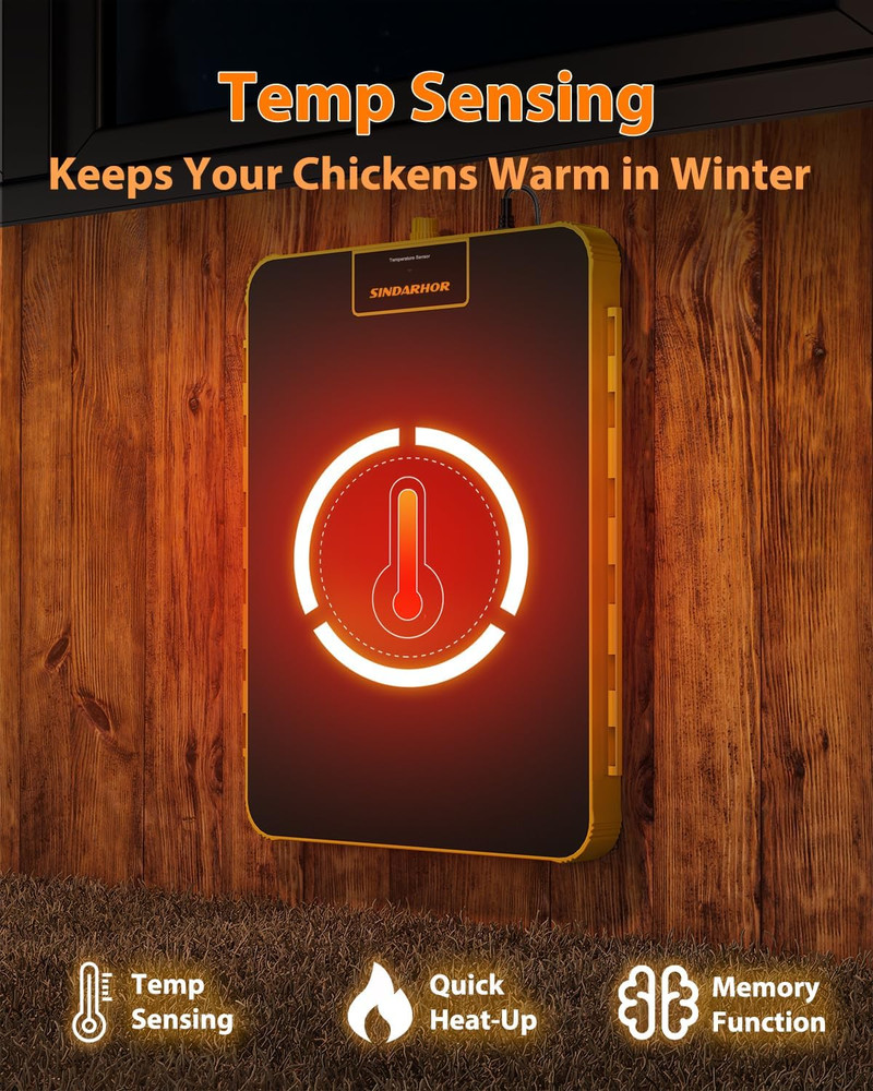Brooder Plate for Chicks,Chicken Brooder Heater with Temperature Sensor – Radian