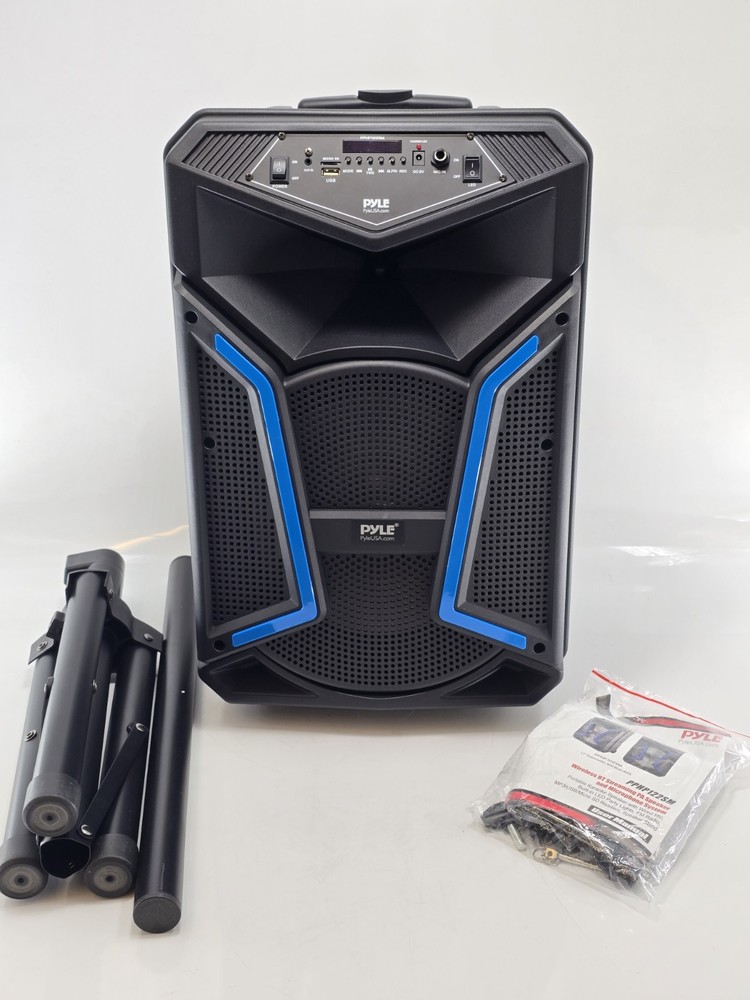 NEW - Pyle Portable Bluetooth PA Speaker System-800W PPHP122SM.5