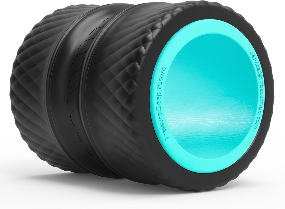 Six-inch back roller for deep tissue massage.