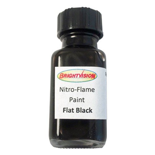 Brightvision FLAT BLACK Nitro-Flame Redline Restoration & Custom Paint