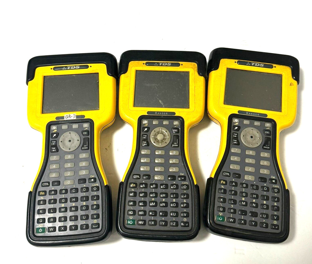 Lot of 3 Untested TDS Ranger Survey Controller Data Collectors