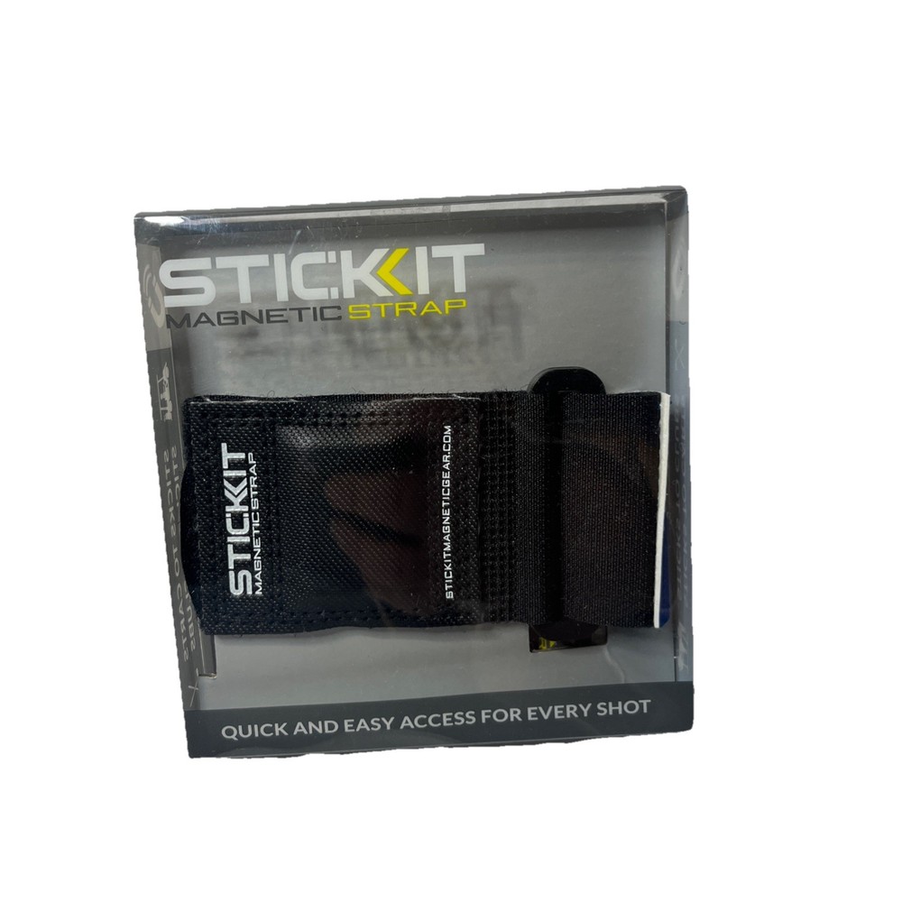 Stick it Adjustable Magnet Strap. Blue And Black