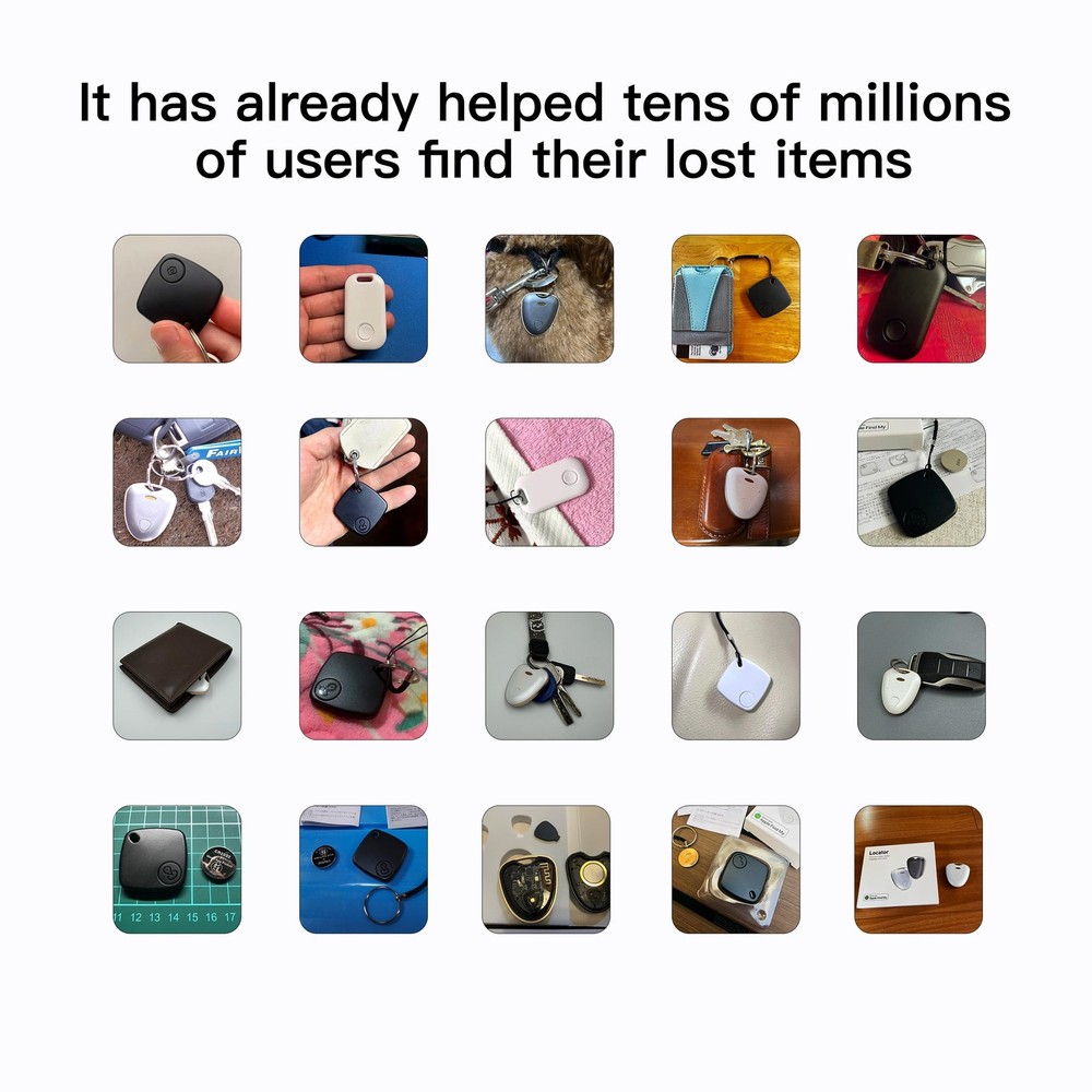 4 Pack Android Tracker Tag- Tracker Tags for Android Phones, Supports Google ...