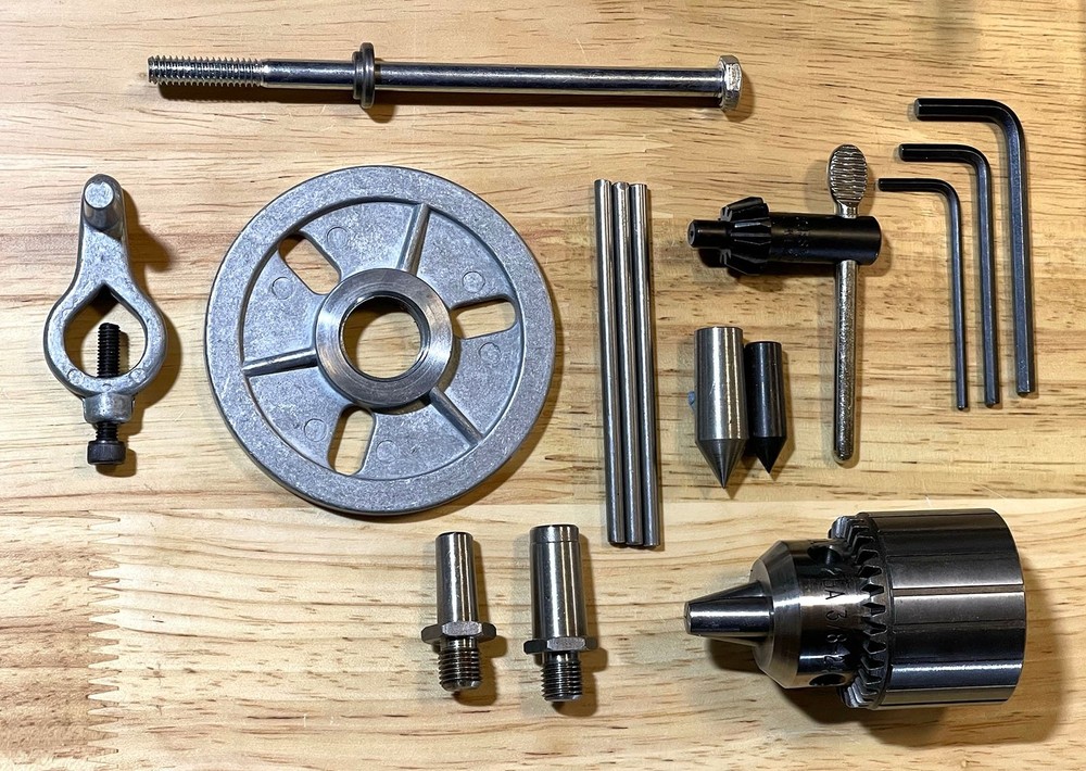 SHERLINE 4400A 3.5" X 17" Lathe with "A" Package plus Extras Hardly Used NICE!