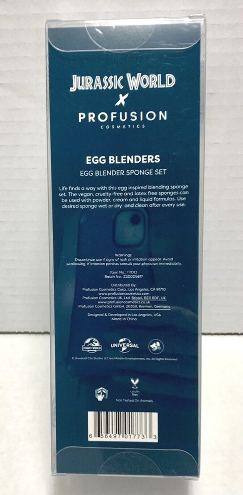 JURASSIC WORLD Profusion Egg Blenders Sponge Set & Blending Case