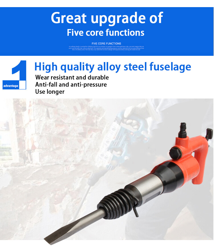 Industrial Powerful Air Shovel Handheld Small Rust Remover Pneumatic Tools C4