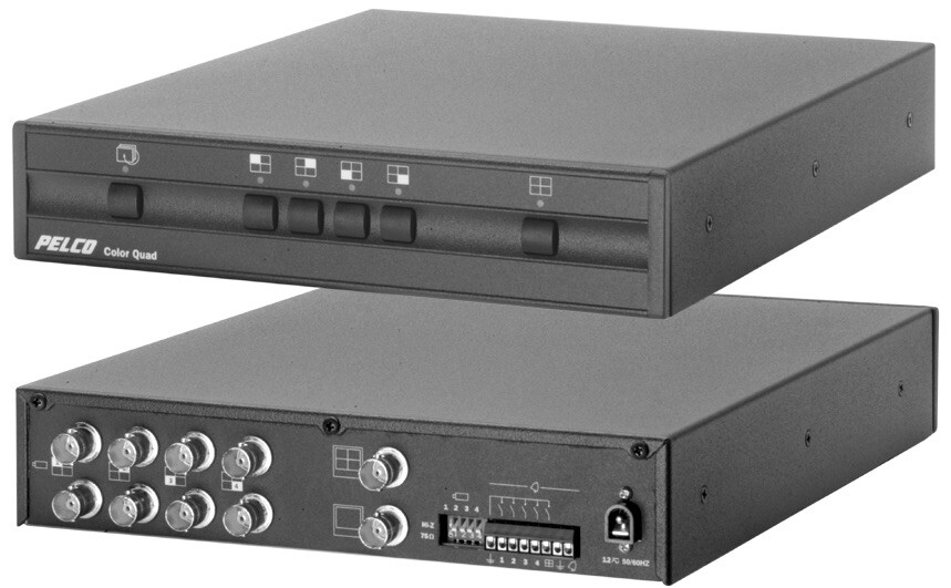 Pelco QD104C Digital Color Quad Video Processor