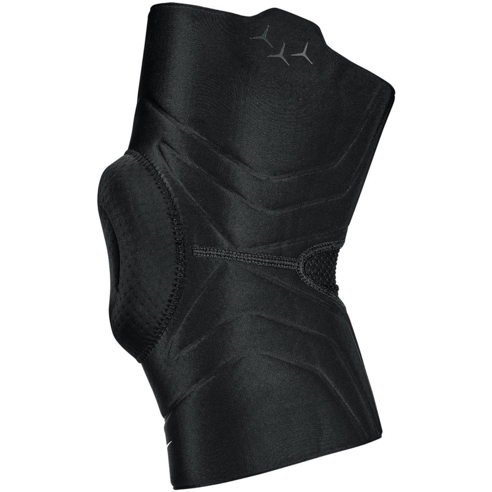 Nike Pro Open Patella Knee Sleeve 3 Black White Size Medium Light Gel Support