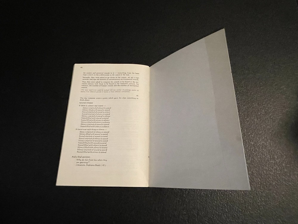 Ear Cleaning by R. Murray Schafer Notes for An Experimental Music Course